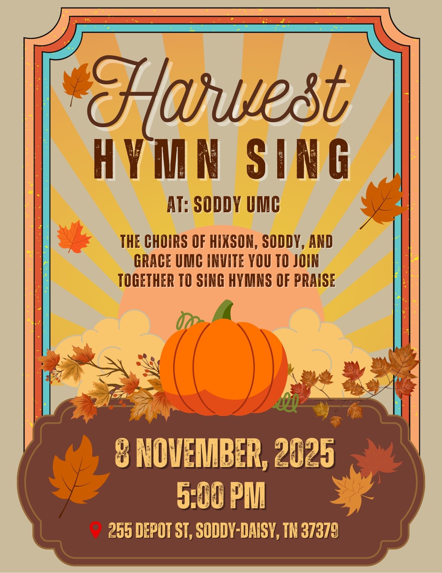 Copy of Harvest Hymn Sing