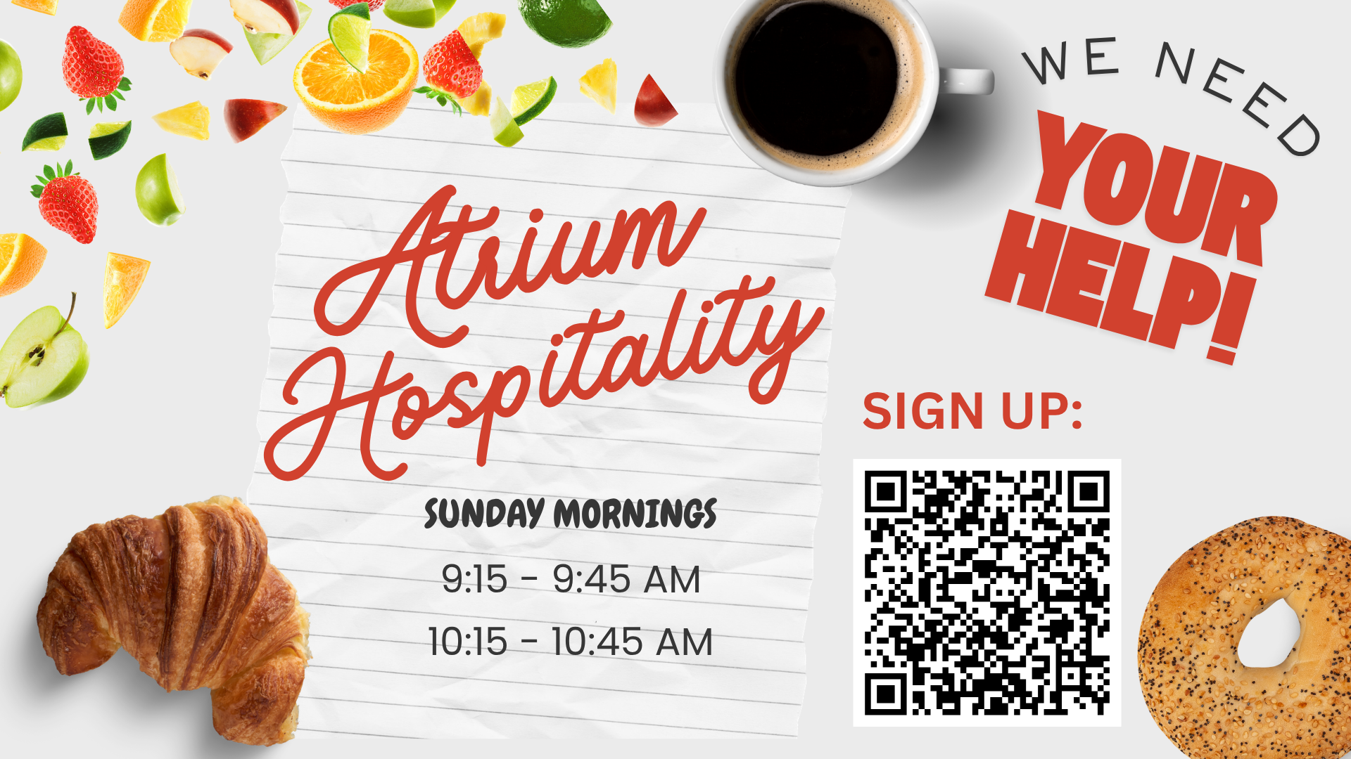 WS-Atrium Volunteer Sign Up