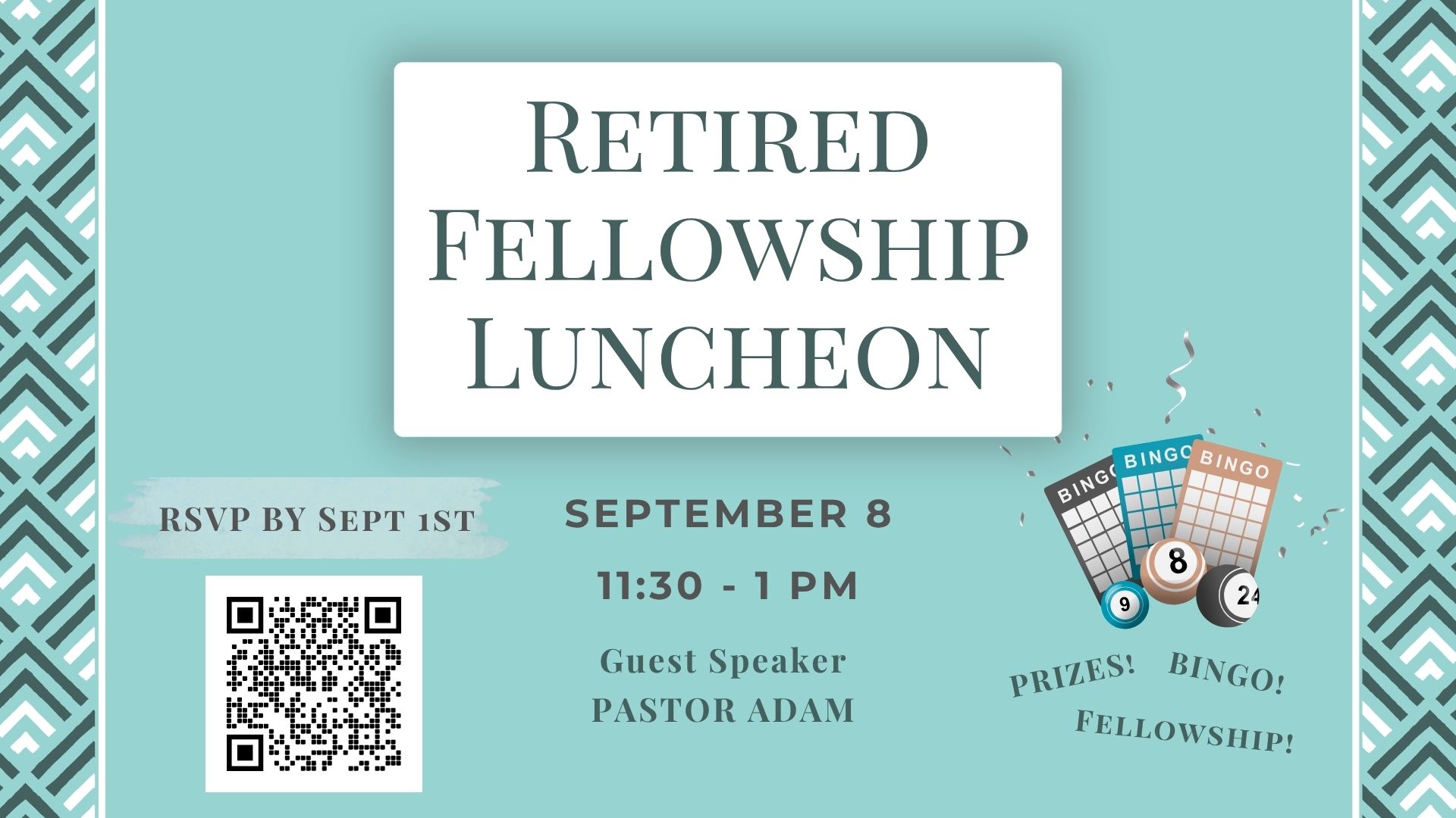 Retired Luncheon Invitation Slide