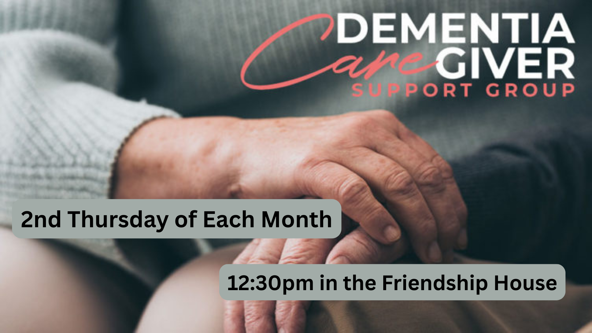 Dementia Care giver group slide